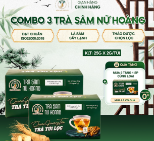 COMBO 3 TRÀ SÂM NỮ HOÀNG